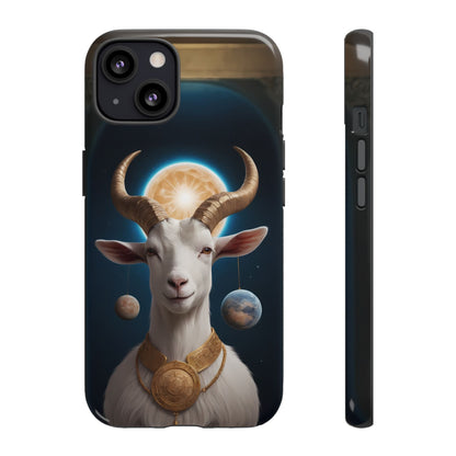 Chinese Zodiac Goat Phone Case for iPhone 8–16 Pro Max, iPhone 8 Plus–13 Mini, iPhone XS–XS Max, iPhone 11–14 Pro Max - Designed by Thalia