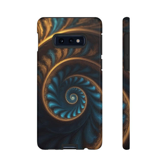 3D Fractal Custom Phone Case for Samsung Galaxy S10–S24 Ultra - Designed by Thalia