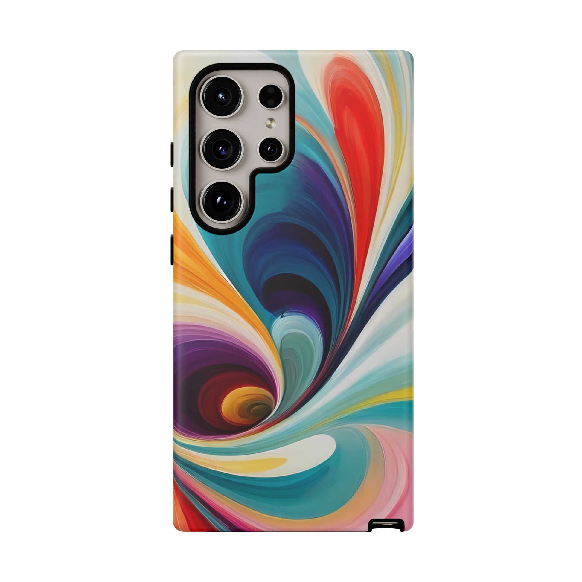 Abstract Elegance Phone Case for iPhone 8–16 Pro Max, Pixel 5–8 Pro, Galaxy S10–S24 Ultra - Designed by Thalia