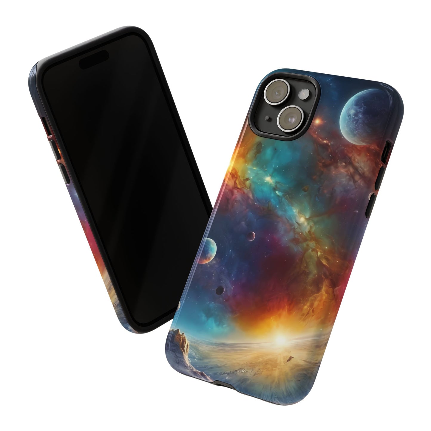 Cosmic Voyage Phone Case for iPhone 8–16 Pro Max, Pixel 5–8 Pro, Galaxy S10–S24 Ultra - Designed by Thalia