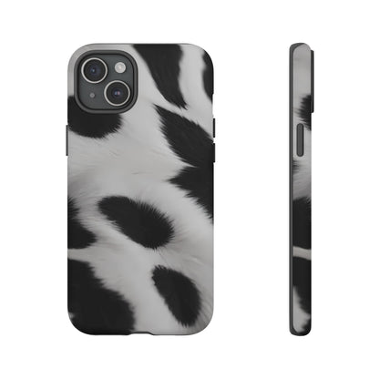 Chic Bovine Elegance Phone Case for iPhone 8–16 Pro Max, Pixel 5–8 Pro, Galaxy S10–S24 Ultra - Designed by Thalia