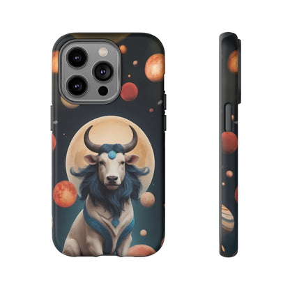 Chinese Zodiac Ox Phone Case for iPhone 8–16 Pro Max, iPhone 8 Plus–13 Mini, iPhone XS–XS Max, iPhone 11–14 Pro Max - Designed by Thalia