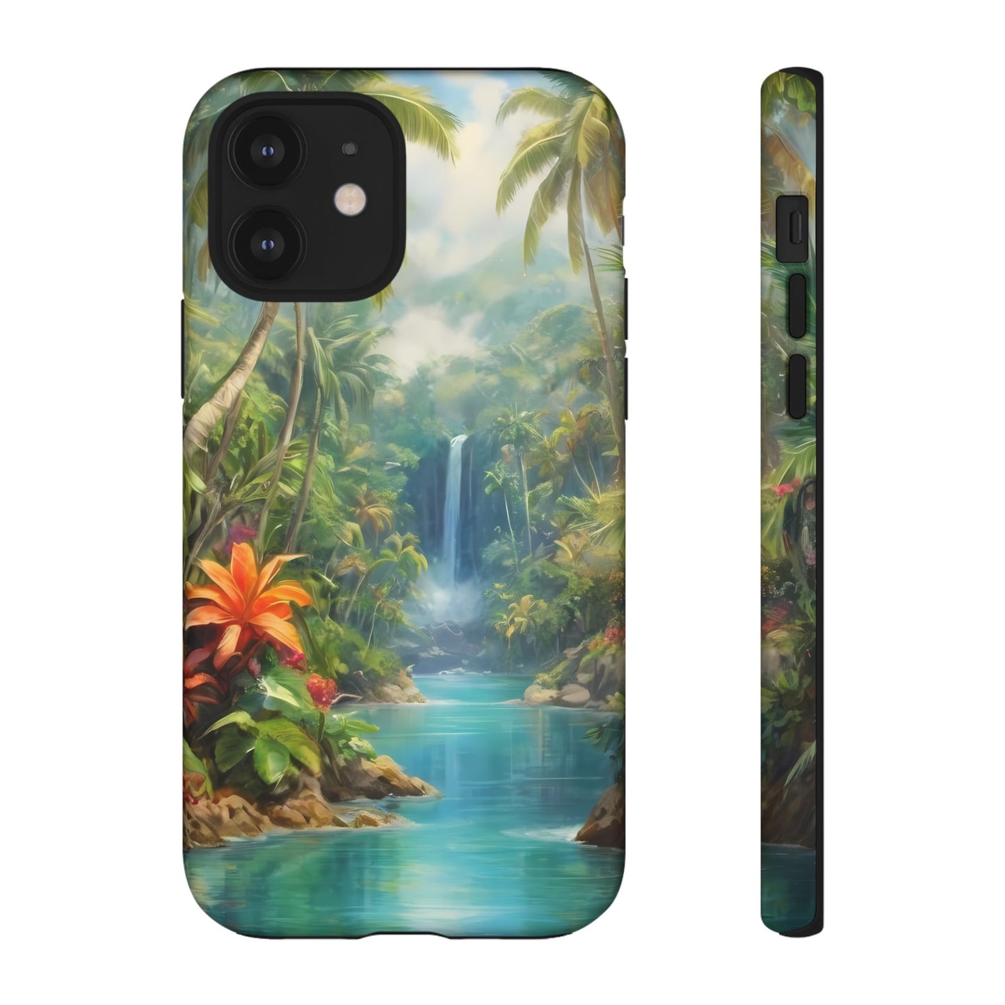 Tropical Paradise Phone Case for iPhone 8–16 Pro Max, iPhone 8 Plus–13 Mini, iPhone XS–XS Max, iPhone 11–14 Pro Max - Designed by Thalia