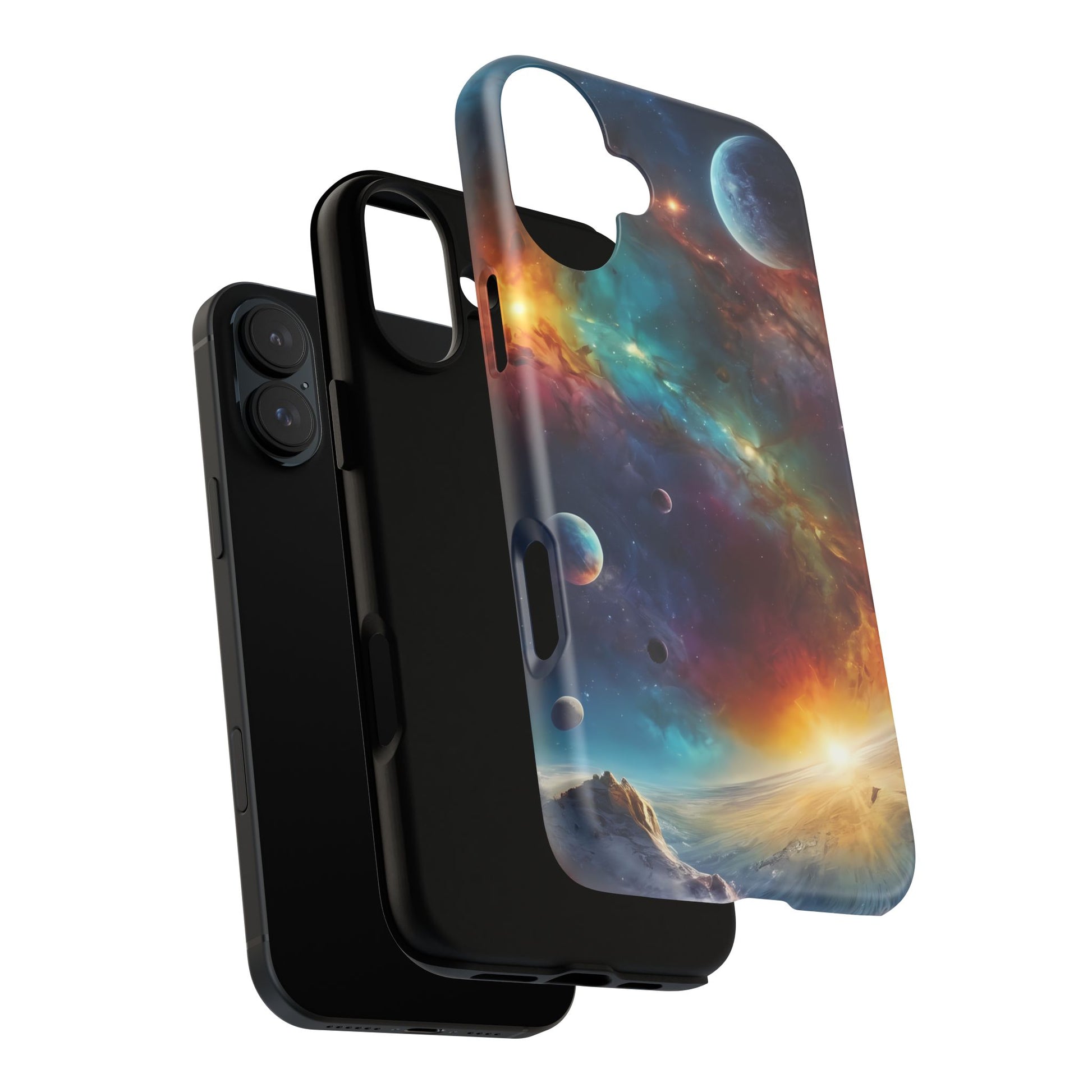 Cosmic Voyage Phone Case for iPhone 8–16 Pro Max, Pixel 5–8 Pro, Galaxy S10–S24 Ultra - Designed by Thalia