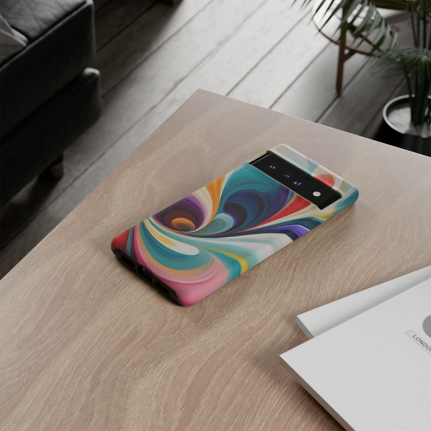 Abstract Elegance Custom Phone Case for Google Pixel 8 Pro, Pixel 8, Pixel 7, Pixel 6 Pro, Pixel 6, Pixel 5 5G - Designed by Thalia