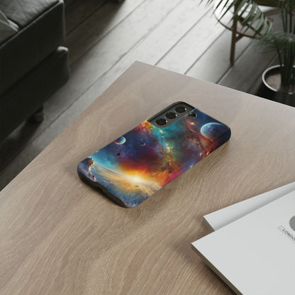 Cosmic Voyage Phone Case for iPhone 8–16 Pro Max, Pixel 5–8 Pro, Galaxy S10–S24 Ultra - Designed by Thalia