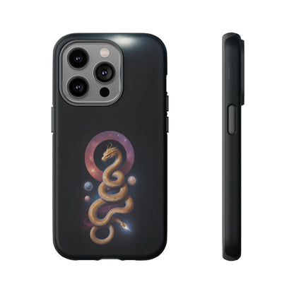 Chinese Zodiac Snake Custom Phone Case for iPhone 8–16 Pro Max, Pixel 5–8 Pro, Galaxy S10–S24 Ultra - Designed by Thalia