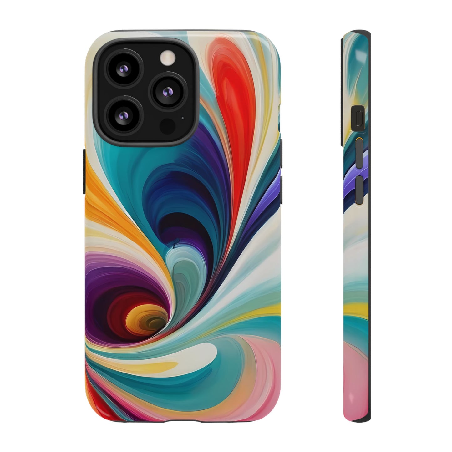 Abstract Elegance Phone Case for iPhone 8–16 Pro Max, Pixel 5–8 Pro, Galaxy S10–S24 Ultra - Designed by Thalia