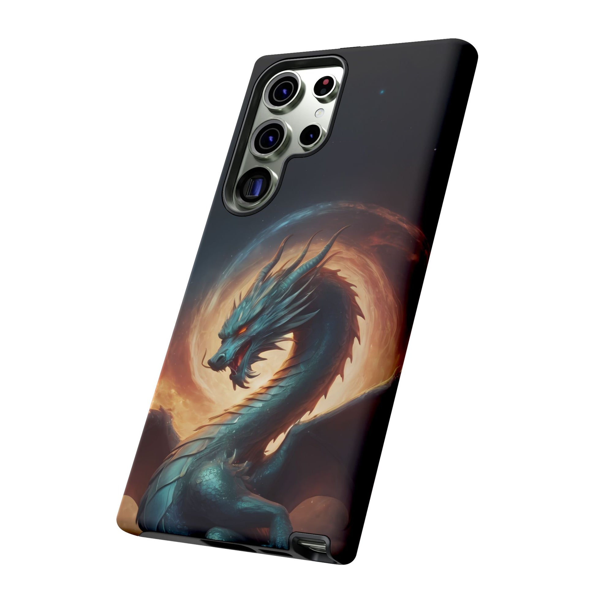 Chinese Zodiac Dragon Phone Case for iPhone 8–16 Pro Max, Pixel 5–8 Pro, Galaxy S10–S24 Ultra - Designed by Thalia