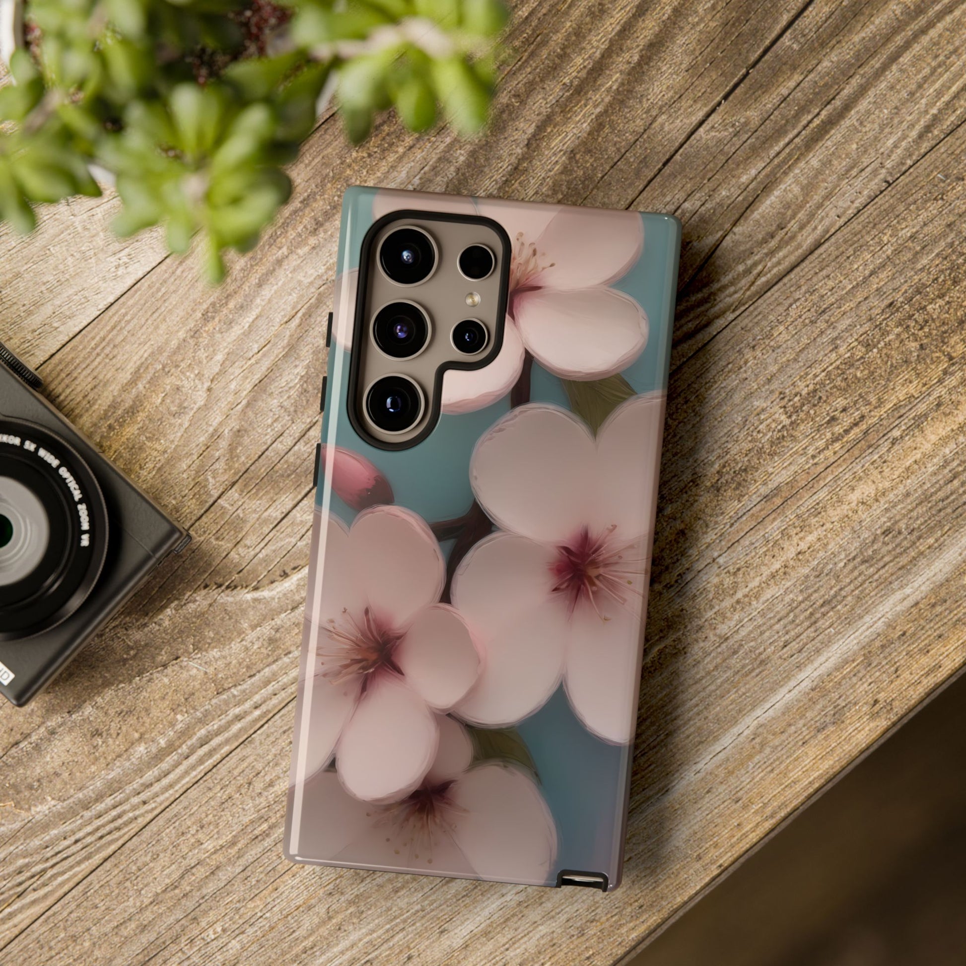 Cherry Blossom Phone Case for Samsung Galaxy S10–S24 - Designed by Thalia