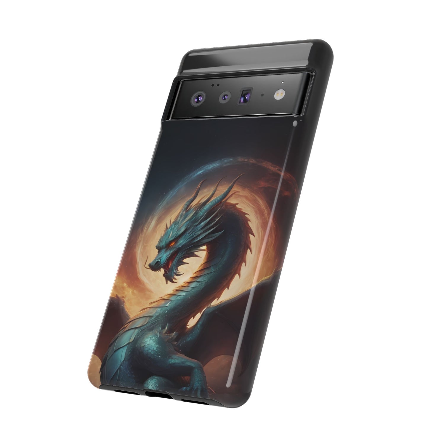 Chinese Zodiac Dragon Phone Case for Google Pixel 8 Pro, Pixel 8, Pixel 7, Pixel 6 Pro, Pixel 6, Pixel 5 5G - Designed by Thalia