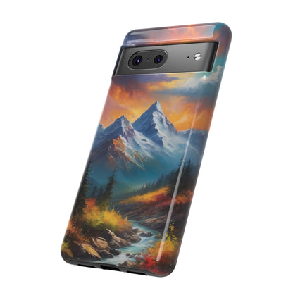 Mystic Mountains Phone Case for iPhone 8–16 Pro Max, Pixel 5–8 Pro, Galaxy S10–S24 Ultra - Designed by Thalia