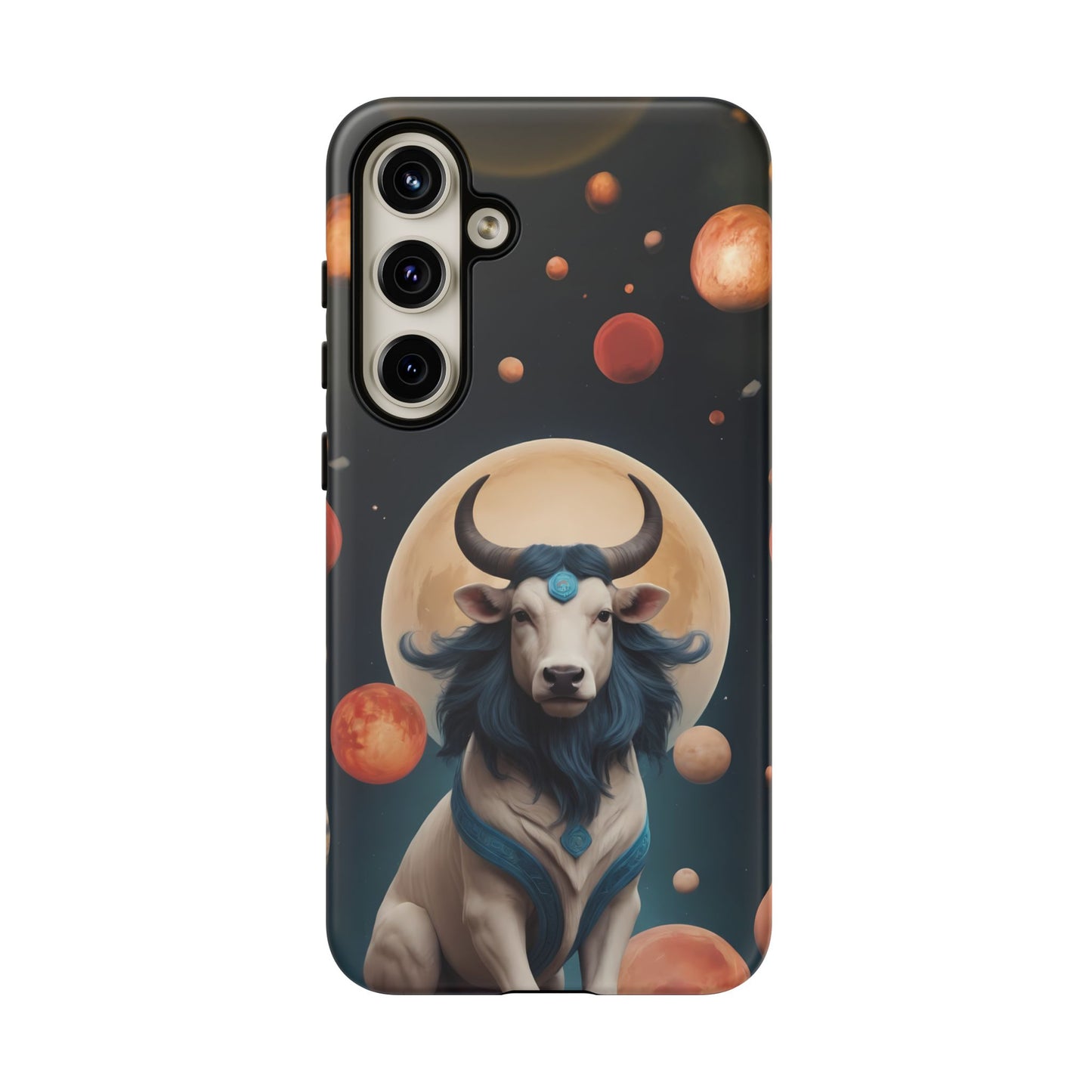 Chinese Zodiac Ox Custom Phone Case for Samsung Galaxy S10–S24 - Designed by Thalia