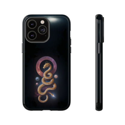 Chinese Zodiac Snake Custom Phone Case for iPhone 8–16 Pro Max, Pixel 5–8 Pro, Galaxy S10–S24 Ultra - Designed by Thalia