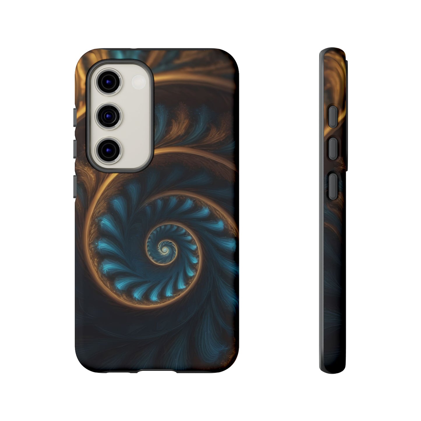 3D Fractal Custom Phone Case for Samsung Galaxy S10–S24 Ultra - Designed by Thalia