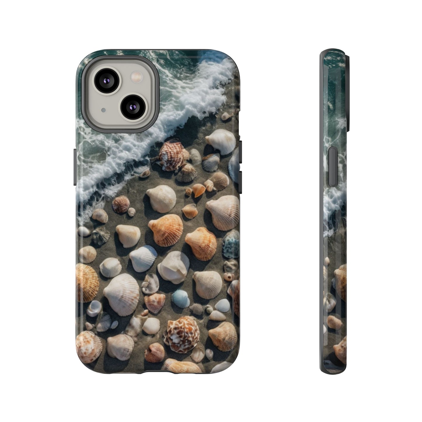 She Sells Sea Shells Phone Case for iPhone 8–16 Pro Max, Pixel 5–8 Pro, Galaxy S10–S24 Ultra - Designed by Thalia