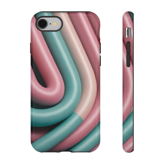 50s Retro Custom Phone Case for iPhone 8–16 Pro Max, iPhone 8 Plus–13 Mini, iPhone XS–XS Max, iPhone 11–14 Pro Max - Designed by Thalia