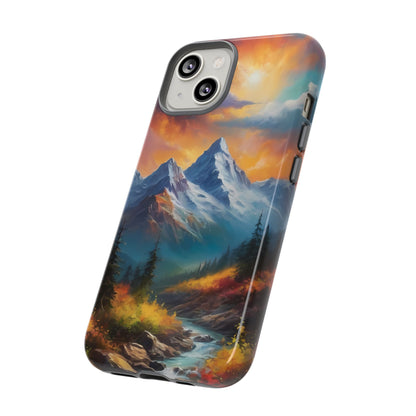 Mystic Mountains Phone Case for iPhone 8–16 Pro Max, Pixel 5–8 Pro, Galaxy S10–S24 Ultra - Designed by Thalia