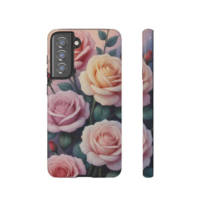 Roses Custom Phone Case for Samsung Galaxy S10–S10 Plus, S20–S20 Ultra, S21, S22, S23, S24 Ultra - Designed by Thalia