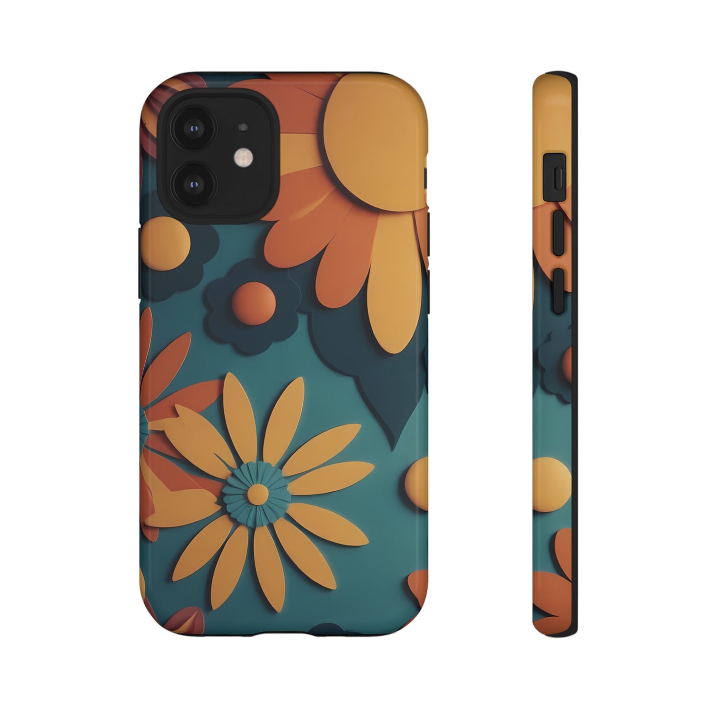 70s Retro Phone Case for iPhone 8–16 Pro Max, Pixel 5–8 Pro, Galaxy S10–S24 Ultra - Designed by Thalia