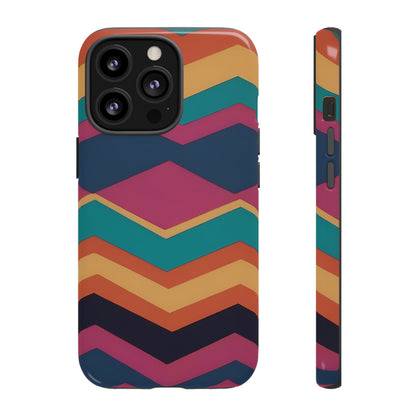 80s Retro Phone Case for iPhone 8–16 Pro Max, iPhone 8 Plus–13 Mini, iPhone XS–XS Max, iPhone 11–14 Pro Max - Designed by Thalia