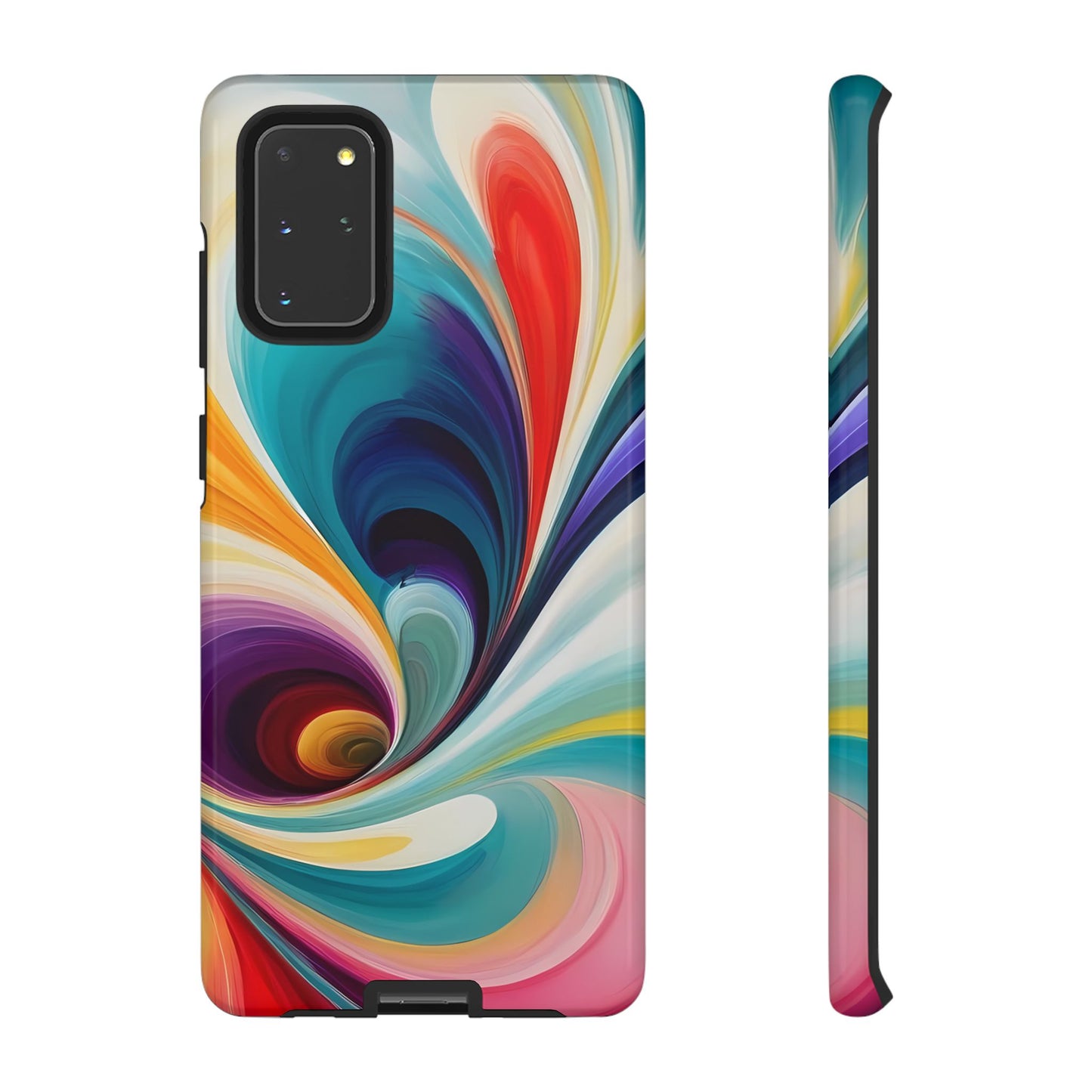 Abstract Elegance Phone Case for iPhone 8–16 Pro Max, Pixel 5–8 Pro, Galaxy S10–S24 Ultra - Designed by Thalia