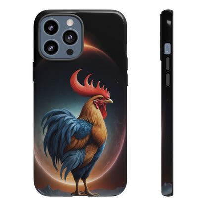 Chinese Zodiac Rooster Custom Phone Case for iPhone 8–16 Pro Max, Pixel 5–8 Pro, Galaxy S10–S24 Ultra - Designed by Thalia