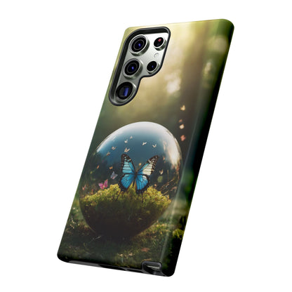 Butterfly Ball Custom Phone Case for Samsung Galaxy S10–S24 Ultra – Stylish, Unique & UV Protected - Designed by Thalia