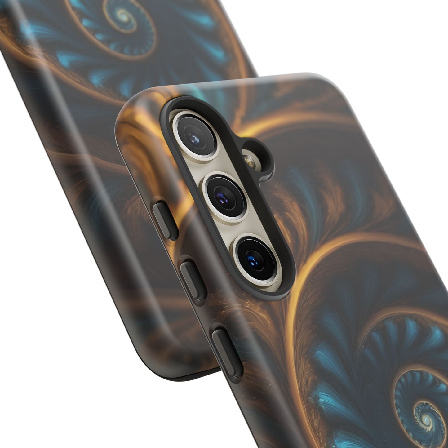 3D Fractal Phone Case for iPhone 8–16 Pro Max, Pixel 5–8 Pro, Galaxy S10–S24 Ultra - Designed by Thalia