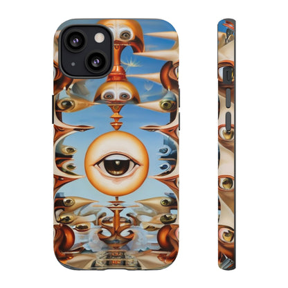 Surreal Suspect Phone Case for iPhone 8–16 Pro Max, Pixel 5–8 Pro, Galaxy S10–S24 Ultra - Designed by Thalia