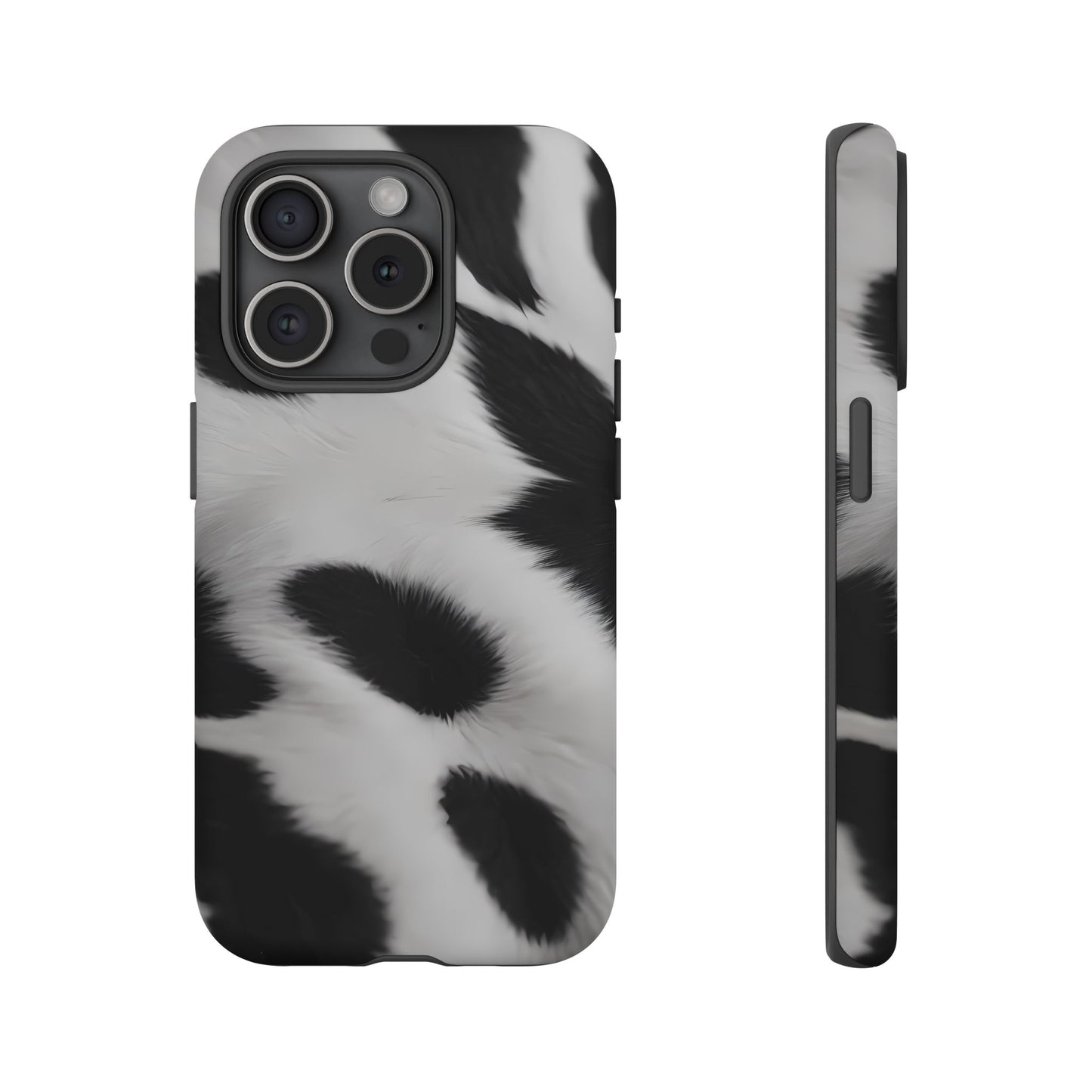 Chic Bovine Elegance Phone Case for iPhone 8–16 Pro Max, Pixel 5–8 Pro, Galaxy S10–S24 Ultra - Designed by Thalia