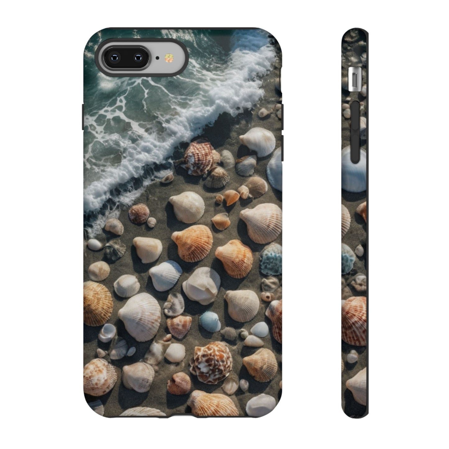 She Sells Sea Shells Phone Case for iPhone 8–16 Pro Max, Pixel 5–8 Pro, Galaxy S10–S24 Ultra - Designed by Thalia