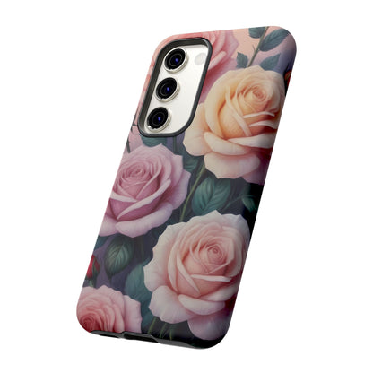 Bloom with Style - Roses Phone Case for iPhone 8–16 Pro Max, Pixel 5–8 Pro, Galaxy S10–S24 Ultra - Designed by Thalia