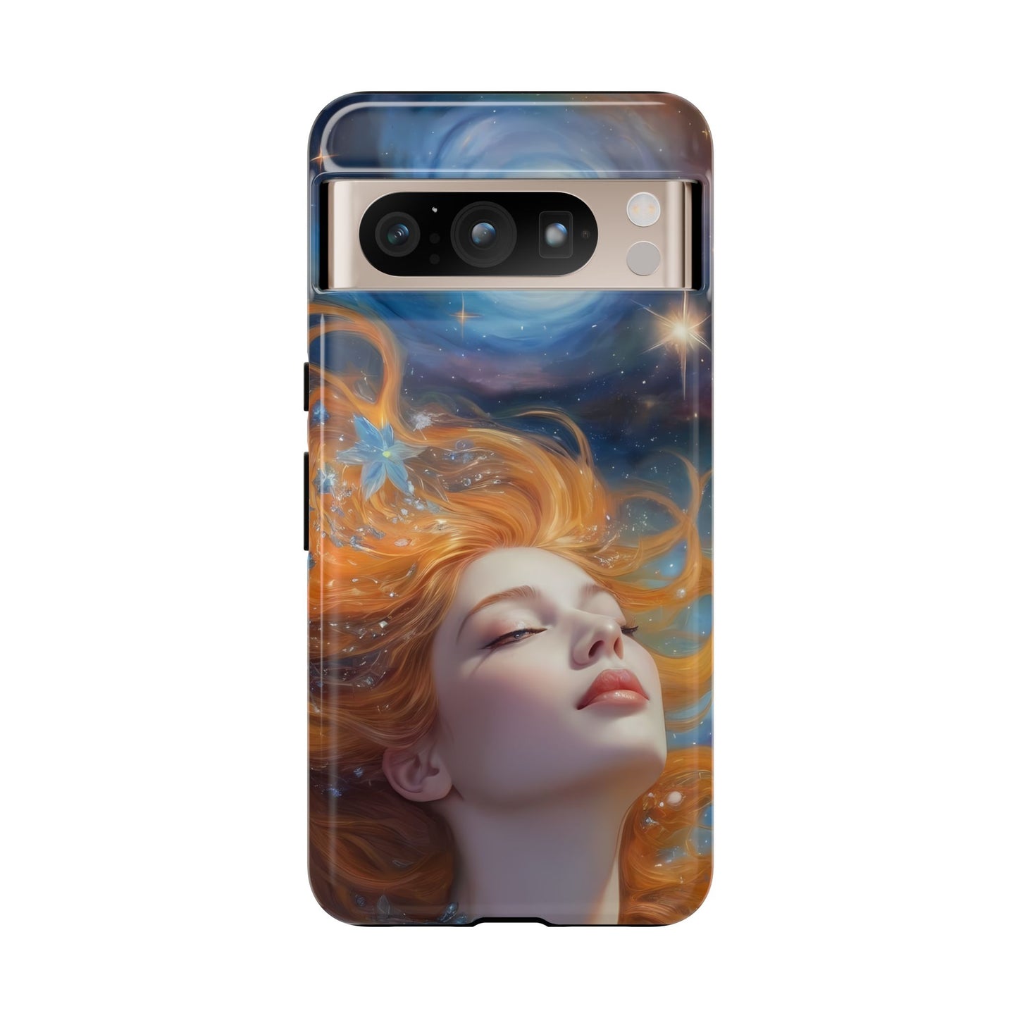 Celestial Dreams Custom Phone Case for Google Pixel 8 Pro, Pixel 8, Pixel 7, Pixel 6 Pro, Pixel 6, Pixel 5 5G - Designed by Thalia