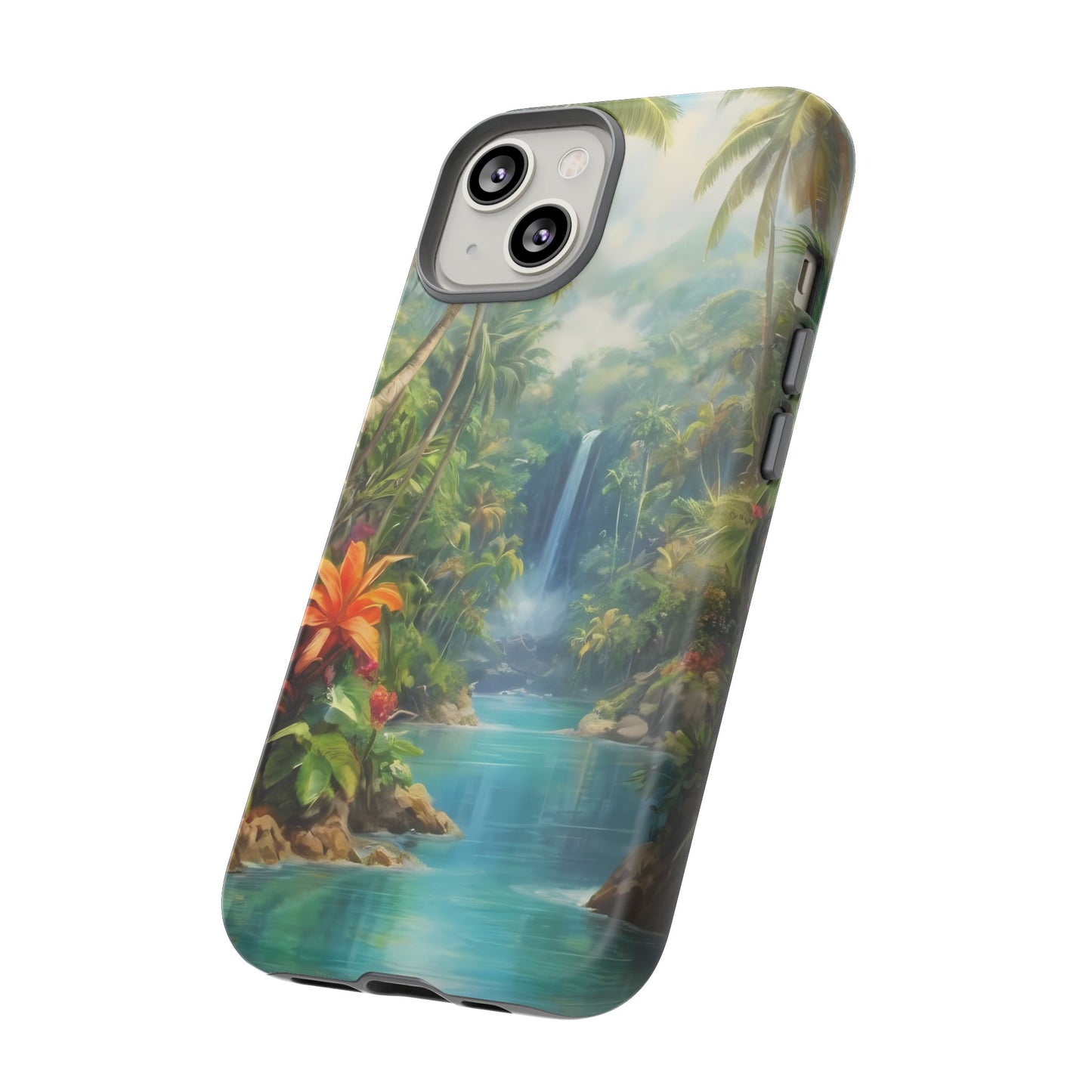 Tropical Paradise Phone Case for iPhone 8–16 Pro Max, Pixel 5–8 Pro, Galaxy S10–S24 Ultra - Designed by Thalia