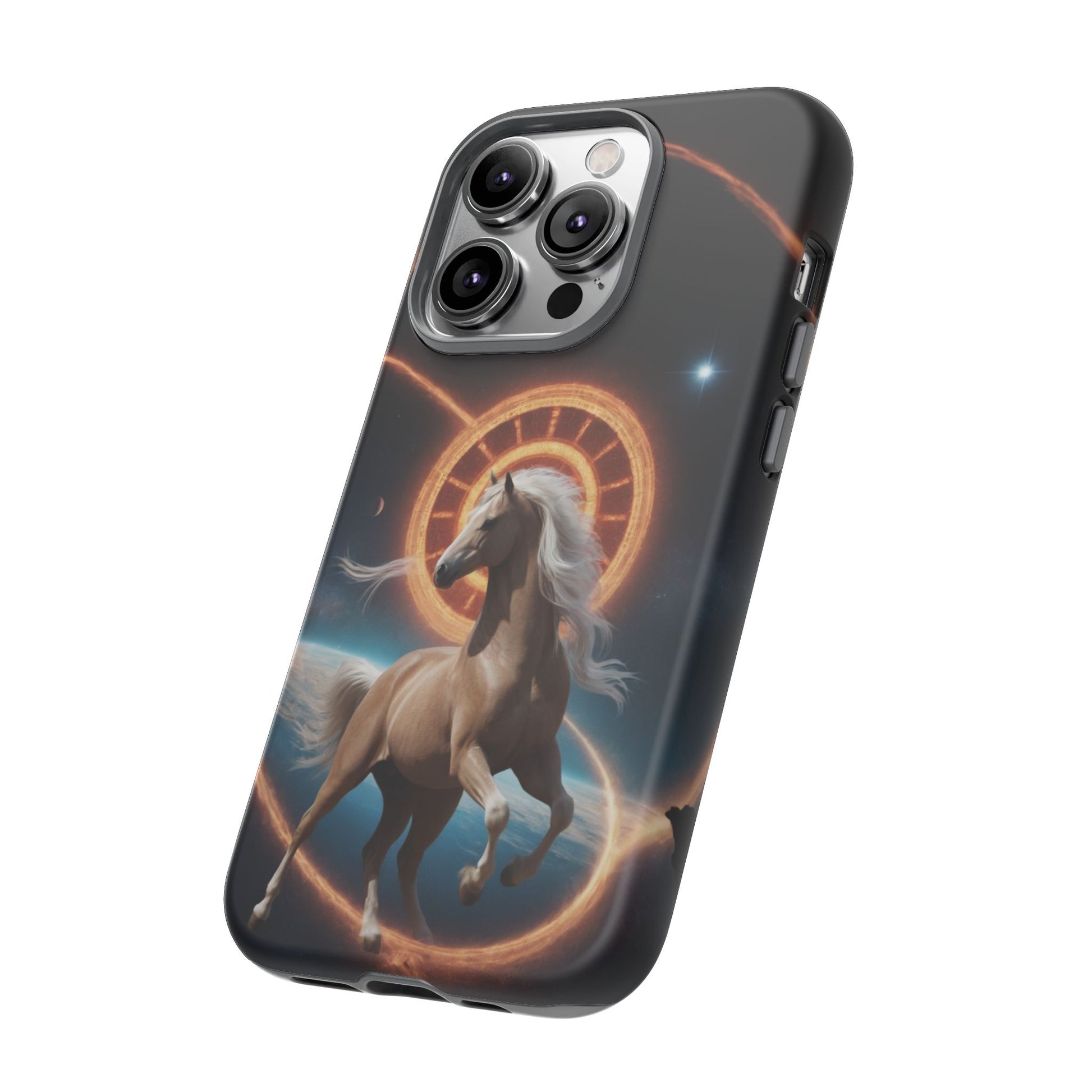 Chinese Zodiac Horse Custom Phone Case for iPhone 8–16 Pro Max, Pixel 5–8 Pro, Galaxy S10–S24 Ultra - Designed by Thalia