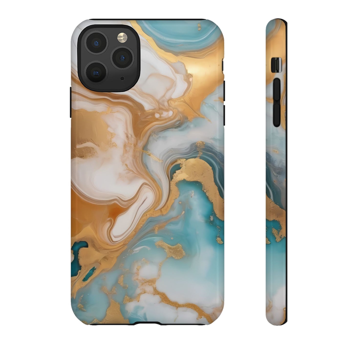 Marble Hues Phone Case for iPhone 8–16 Pro Max, Pixel 5–8 Pro, Galaxy S10–S24 Ultra - Designed by Thalia