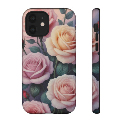 Bloom with Style - Roses Phone Case for iPhone 8–16 Pro Max, Pixel 5–8 Pro, Galaxy S10–S24 Ultra - Designed by Thalia