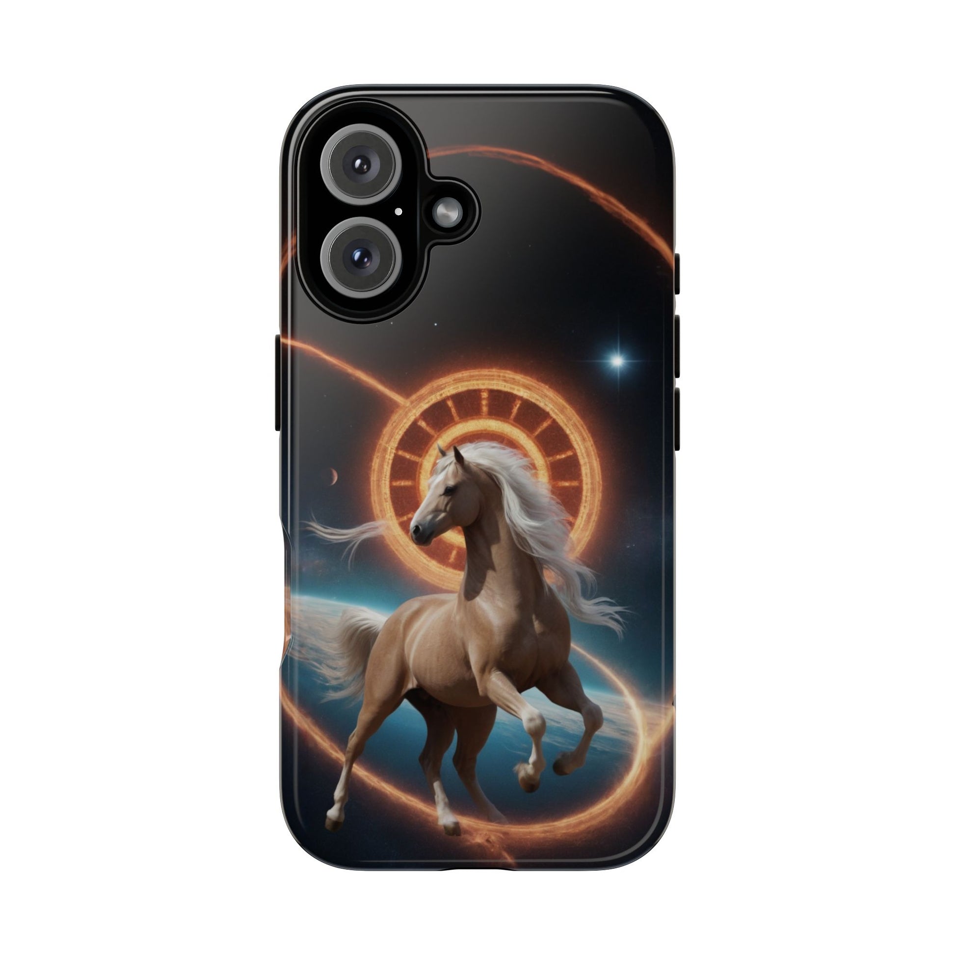 Chinese Zodiac Horse Custom Phone Case for iPhone 8–16 Pro Max, Pixel 5–8 Pro, Galaxy S10–S24 Ultra - Designed by Thalia