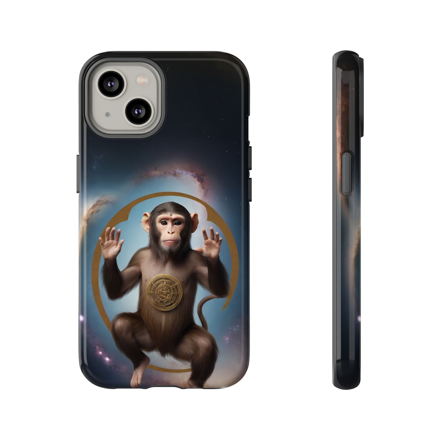 Chinese Zodiac Monkey Phone Case for iPhone 8–16 Pro Max, iPhone 8 Plus–13 Mini, iPhone XS–XS Max, iPhone 11–14 Pro Max - Designed by Thalia