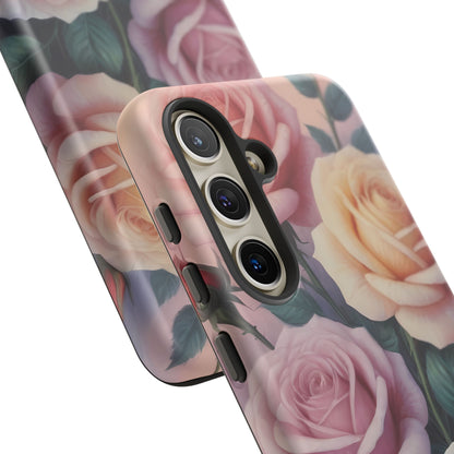 Roses Custom Phone Case for Samsung Galaxy S10–S10 Plus, S20–S20 Ultra, S21, S22, S23, S24 Ultra - Designed by Thalia