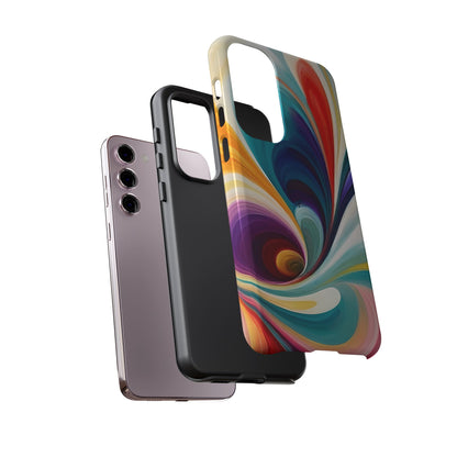 Abstract Elegance Custom Phone Case for iPhone 8–16 Pro Max, iPhone 8 Plus–13 Mini, iPhone XS–XS Max, iPhone 11–14 Pro Max - Designed by Thalia