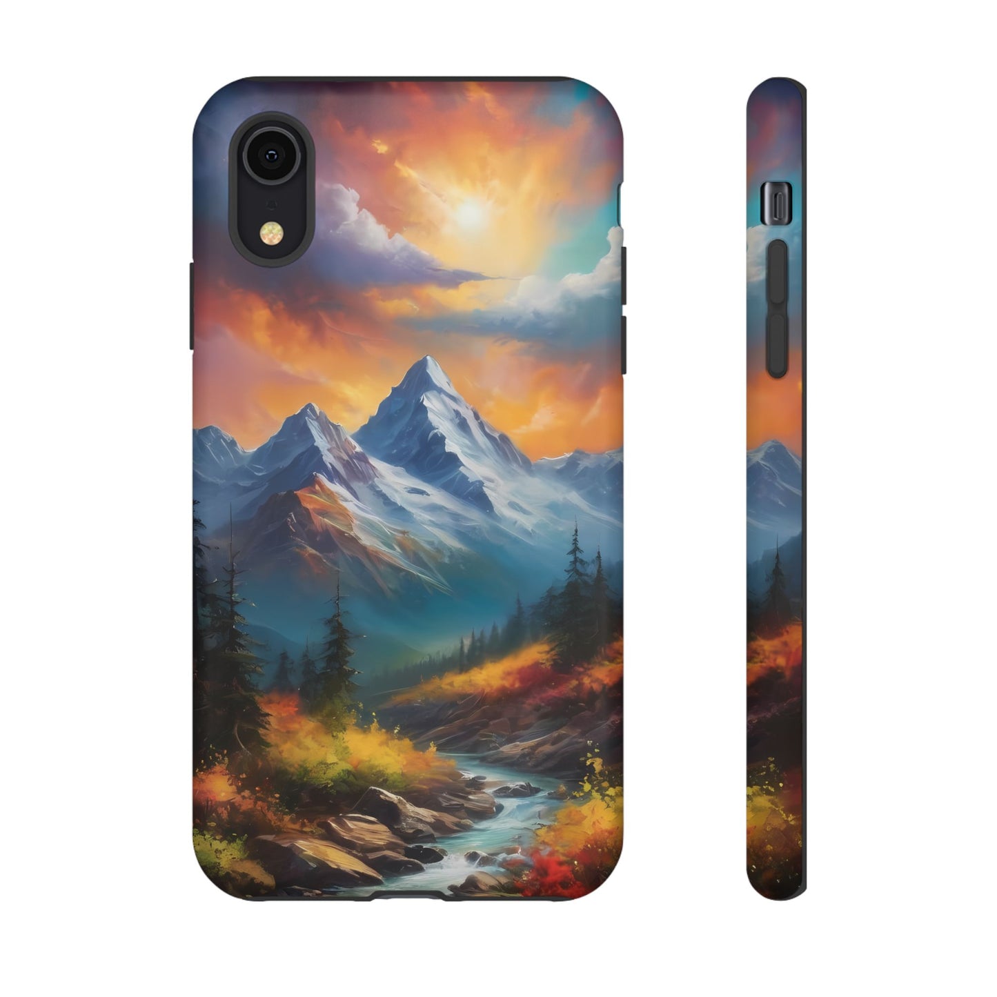 Mystic Mountains Phone Case for iPhone 8–16 Pro Max, Pixel 5–8 Pro, Galaxy S10–S24 Ultra - Designed by Thalia