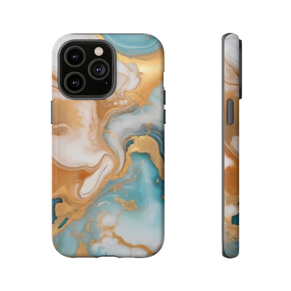 Marble Hues Phone Case for iPhone 8–16 Pro Max, Pixel 5–8 Pro, Galaxy S10–S24 Ultra - Designed by Thalia