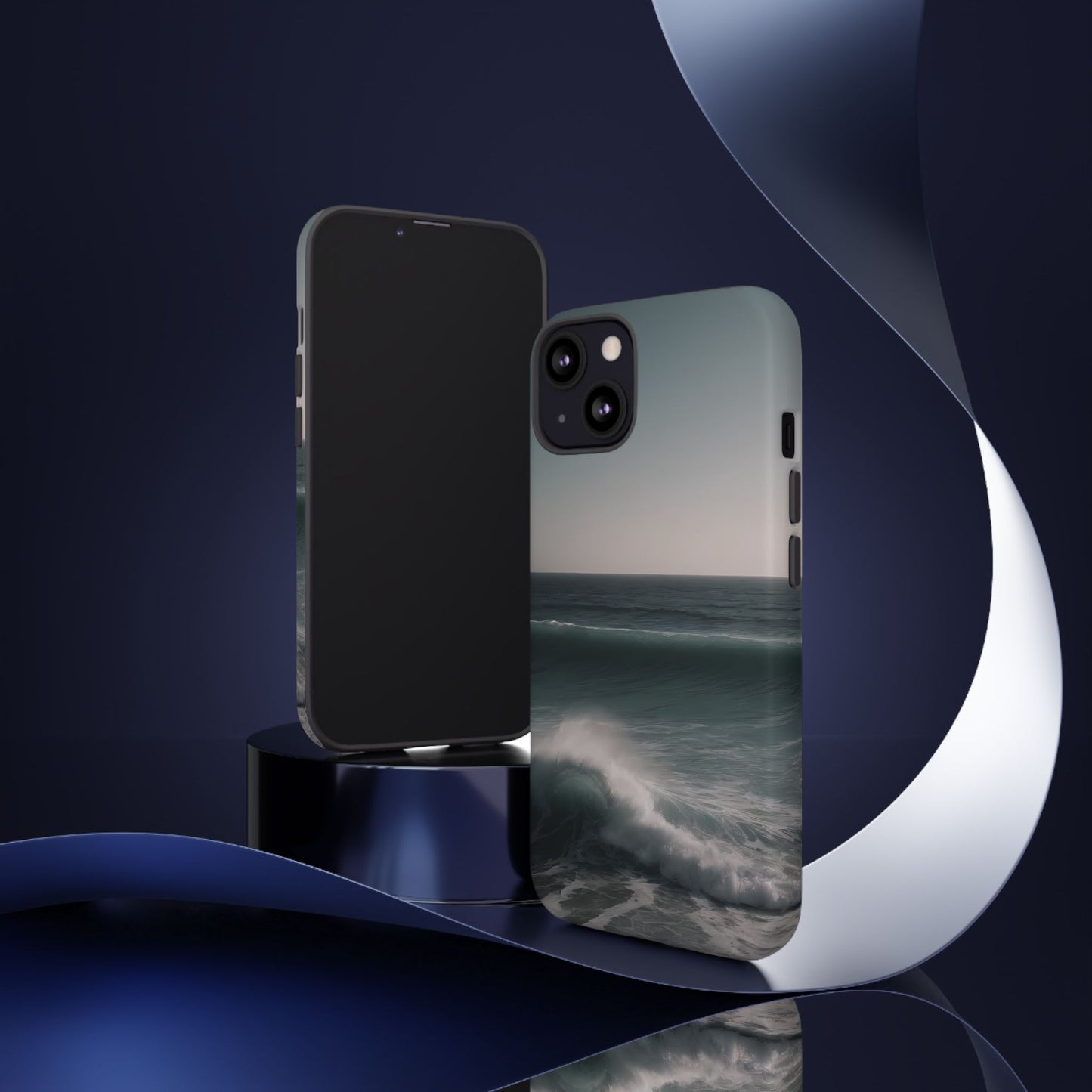 Cool Ocean Phone Case for iPhone 8–16 Pro Max, iPhone 8 Plus–13 Mini, iPhone XS–XS Max, iPhone 11–14 Pro Max - Designed by Thalia