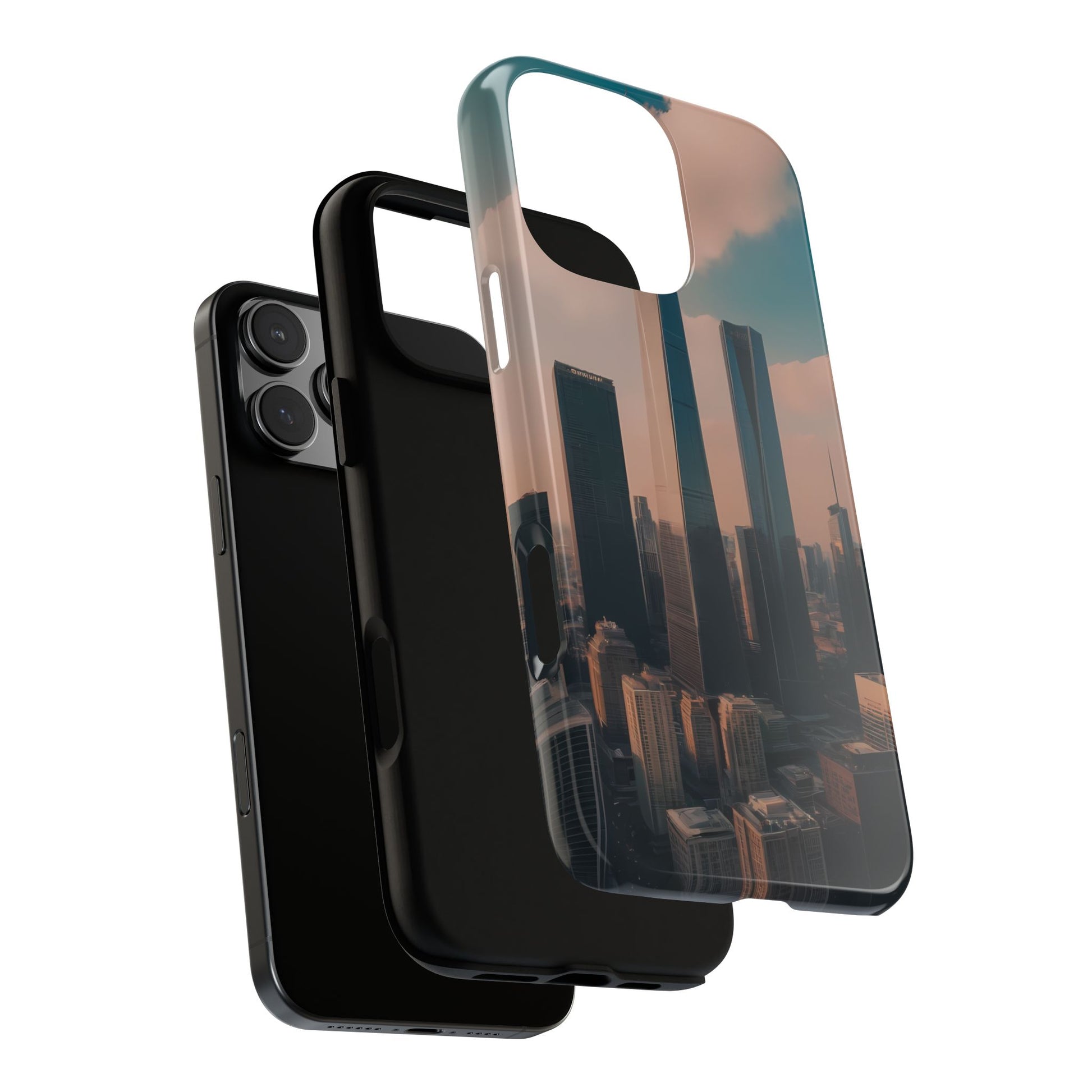 City Skylines Phone Case for iPhone 8–16 Pro Max, iPhone 8 Plus–13 Mini, iPhone XS–XS Max, iPhone 11–14 Pro Max - Designed by Thalia