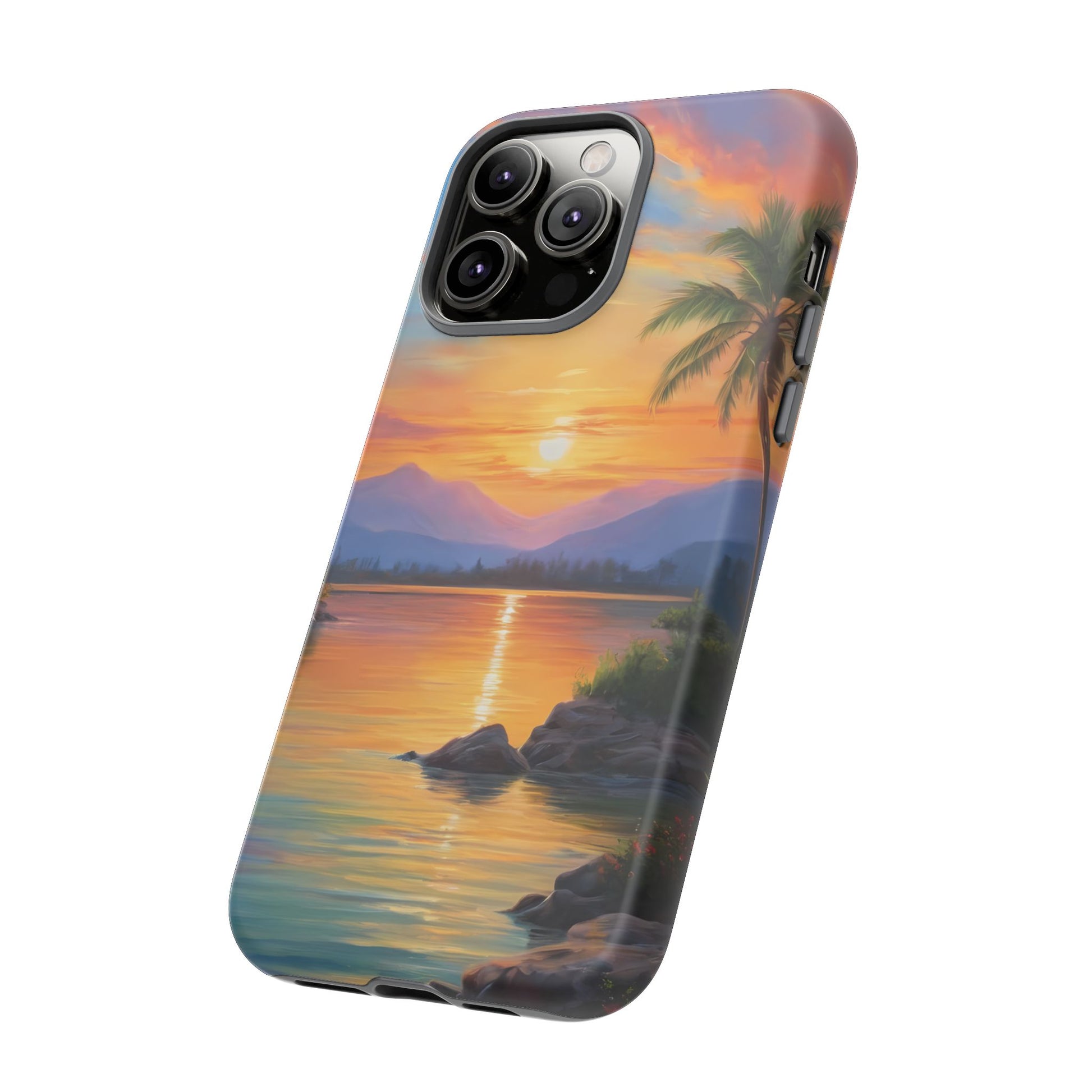 Sunset Serenade Phone Case for iPhone 8–16 Pro Max, Pixel 5–8 Pro, Galaxy S10–S24 Ultra - Designed by Thalia