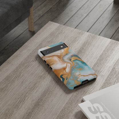 Marble Hues Phone Case for iPhone 8–16 Pro Max, Pixel 5–8 Pro, Galaxy S10–S24 Ultra - Designed by Thalia