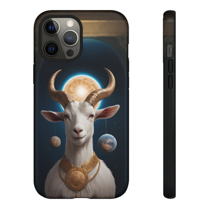 Chinese Zodiac Goat Phone Case for iPhone 8–16 Pro Max, iPhone 8 Plus–13 Mini, iPhone XS–XS Max, iPhone 11–14 Pro Max - Designed by Thalia