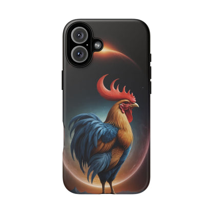 Chinese Zodiac Rooster Custom Phone Case for iPhone 8–16 Pro Max, Pixel 5–8 Pro, Galaxy S10–S24 Ultra - Designed by Thalia